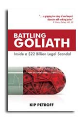Suzi Zimmerman is proud to announce her husband's first book: Battling Goliath: Inside a $22 Billion Legal Scandal